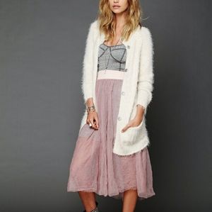 Free People Keep It Fuzzy long cardigan
